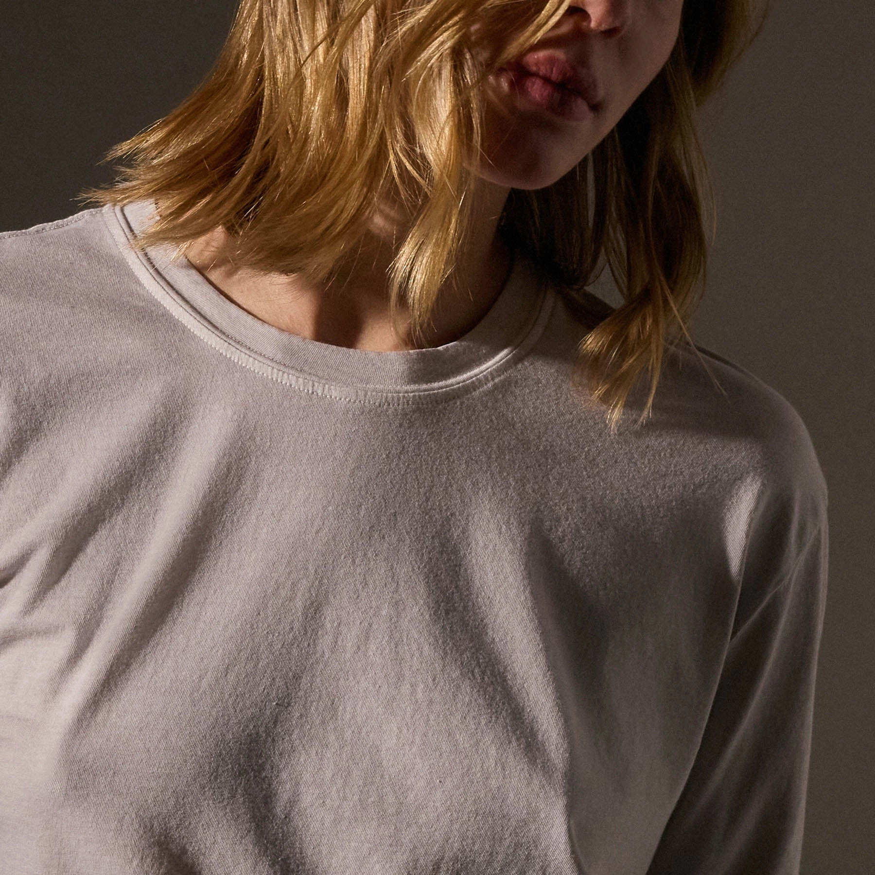 Vintage Boxy Tee - Light Mist Pigment