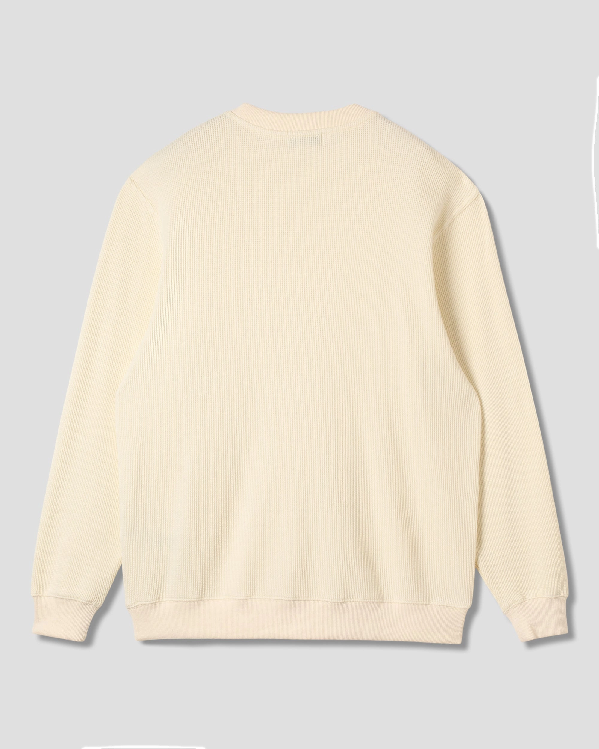 Waffle Long Sleeve Crew (Natural)