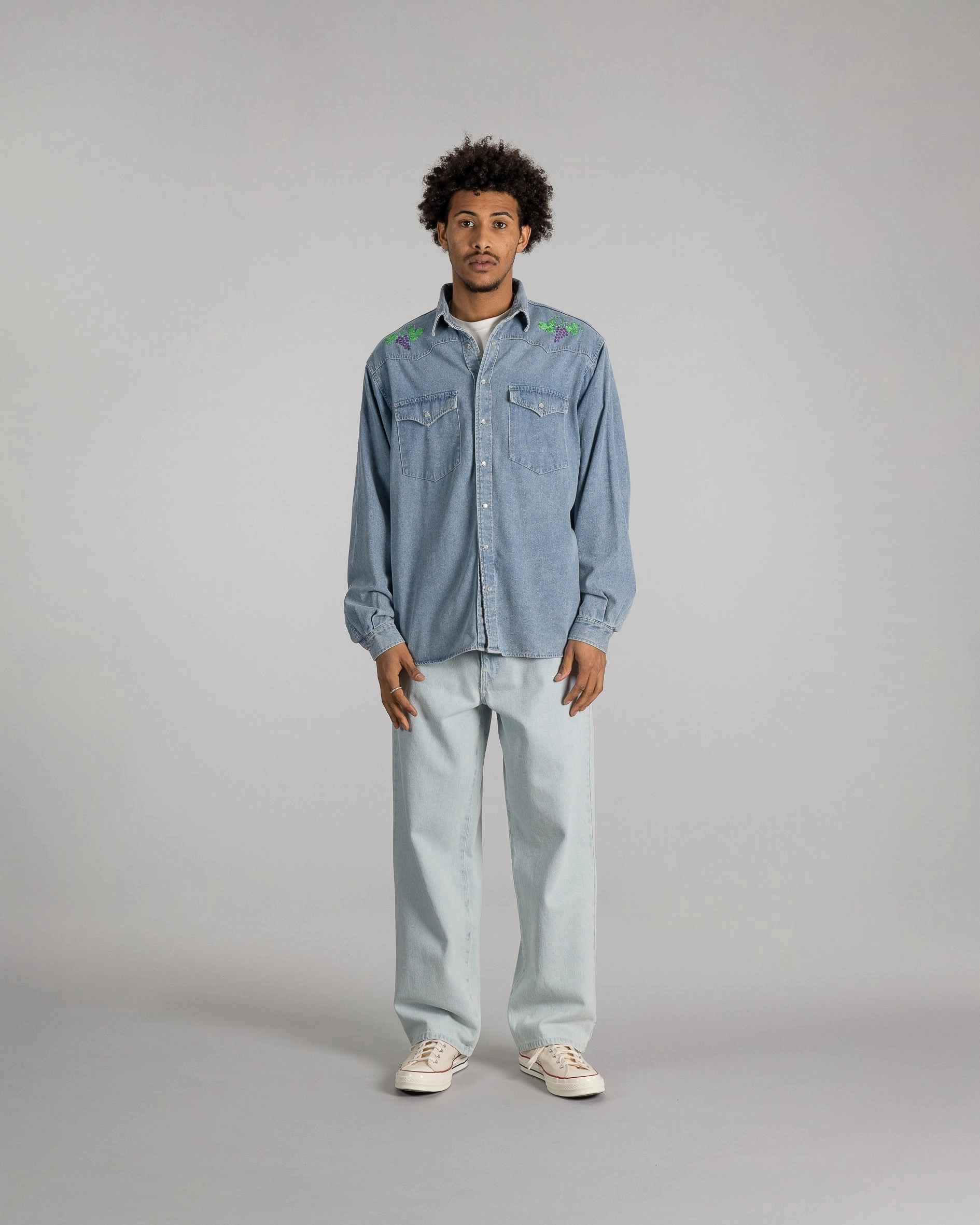 Western Shirt (Stonewashed Denim)