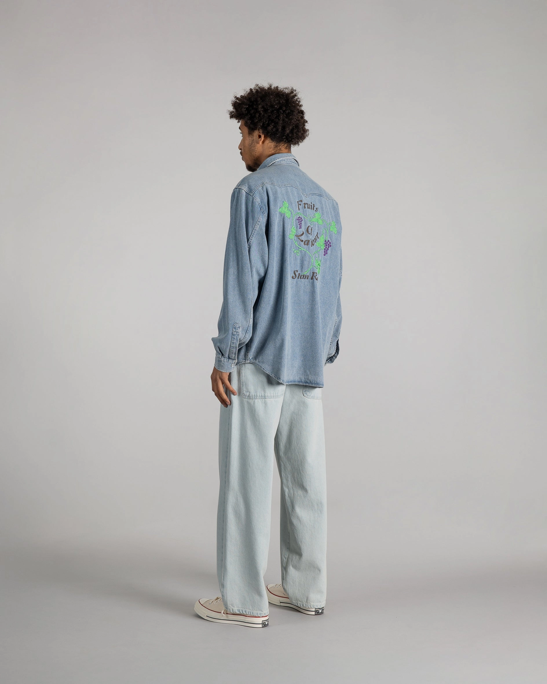 Western Shirt (Stonewashed Denim)