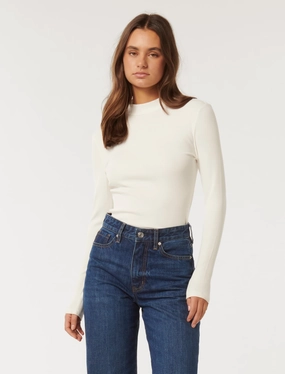 Winona Rib Long Sleeve Top