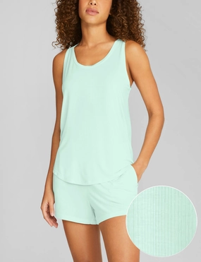 Women's Second Skin Luxe Rib Sleep Tank