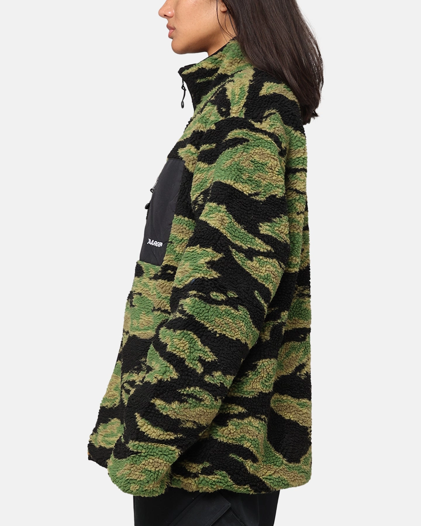 X-Large Reversible Sherpa Jacket Black/Camo