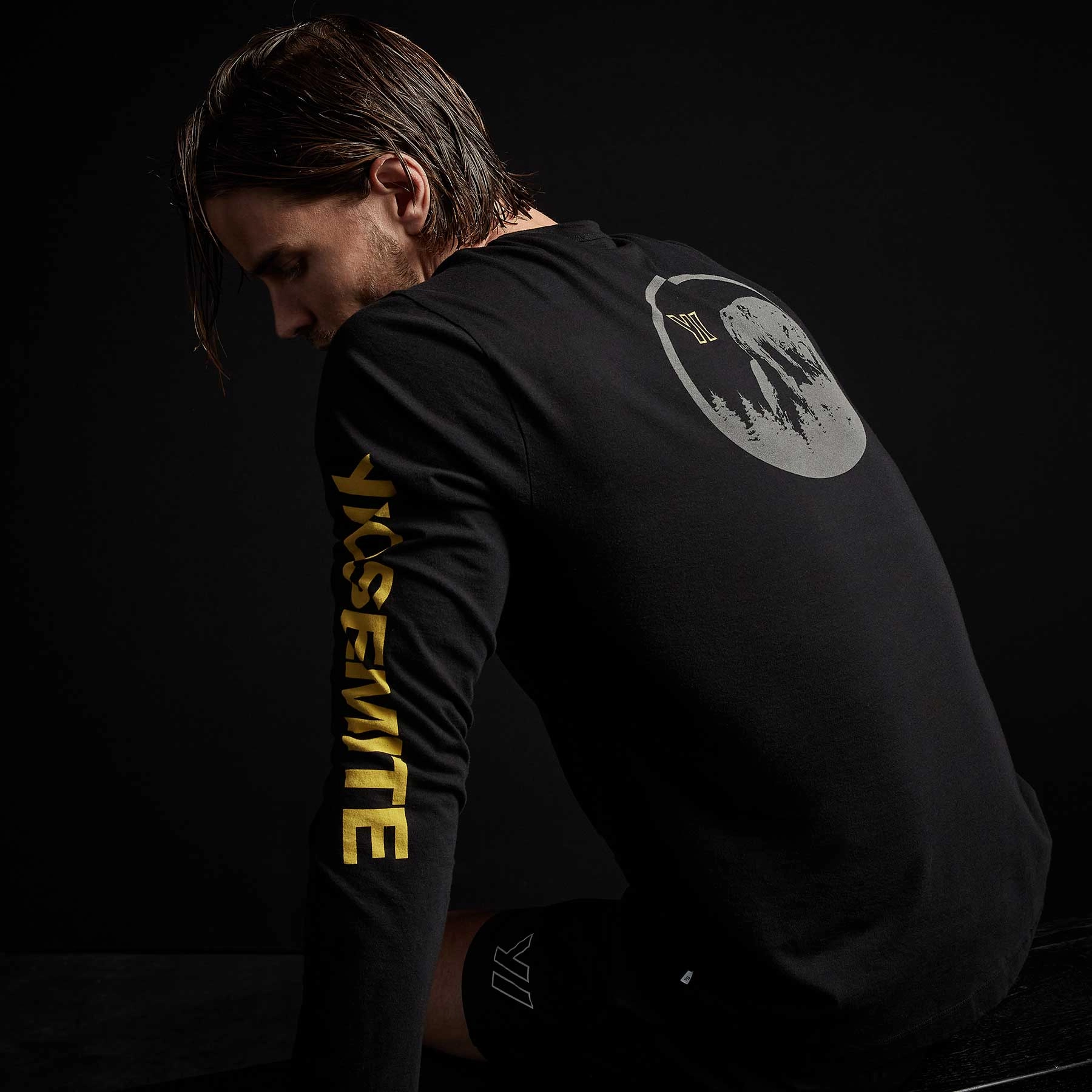 Y/OSEMITE Long Sleeve Crew Neck - Black