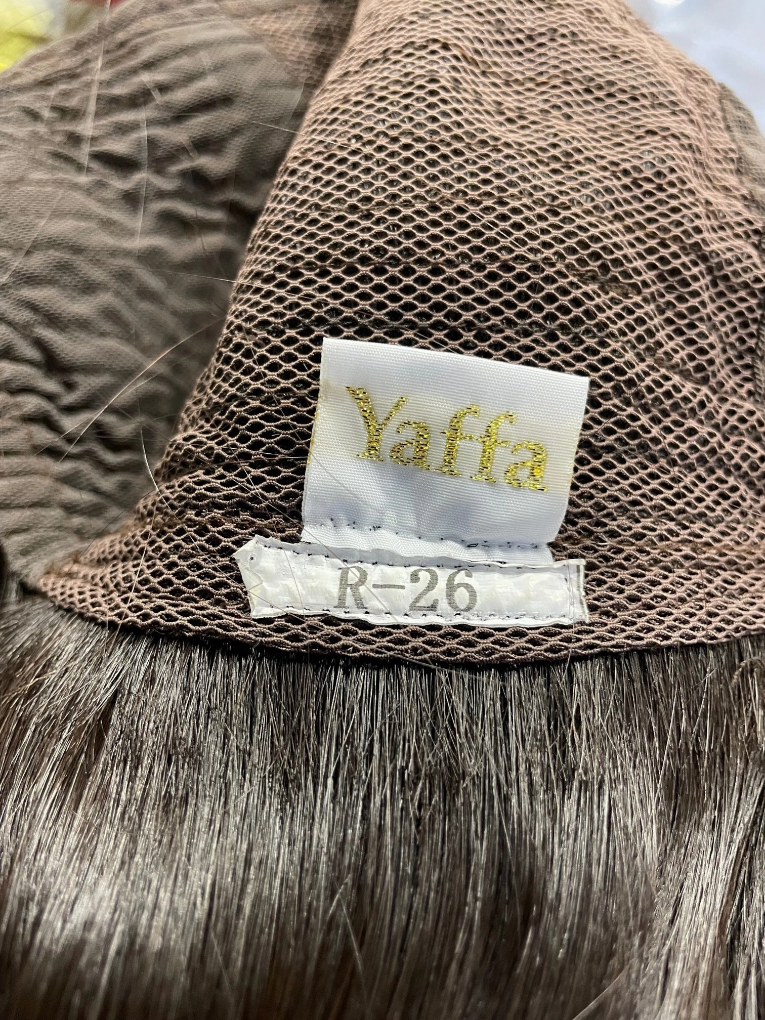 YAFFA 100% EUROPEAN VIRGIN NATURAL HUMAN HAIR WIG R-26 22''