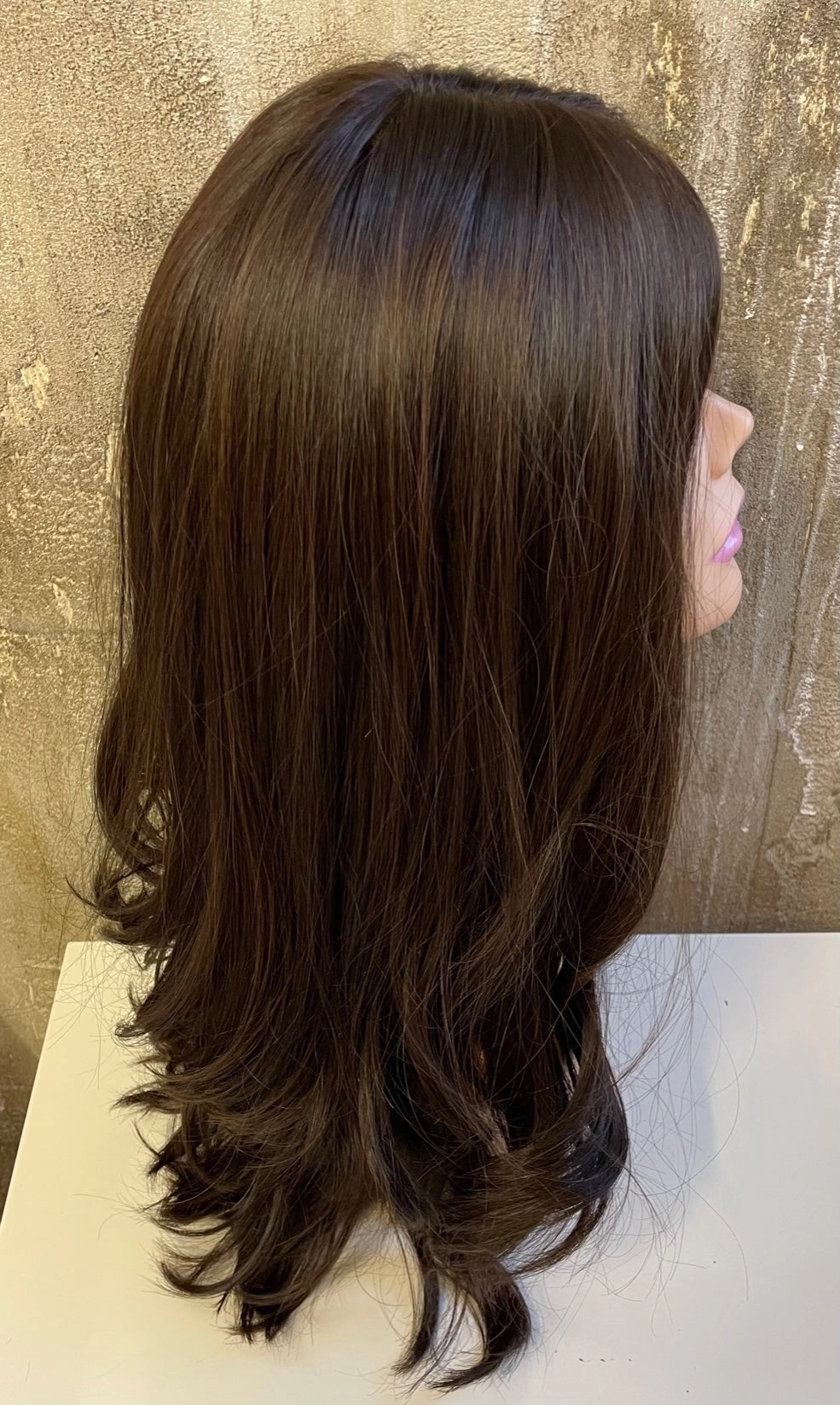 YAFFA 100% EUROPEAN VIRGIN NATURAL HUMAN HAIR WIG R-26 22''