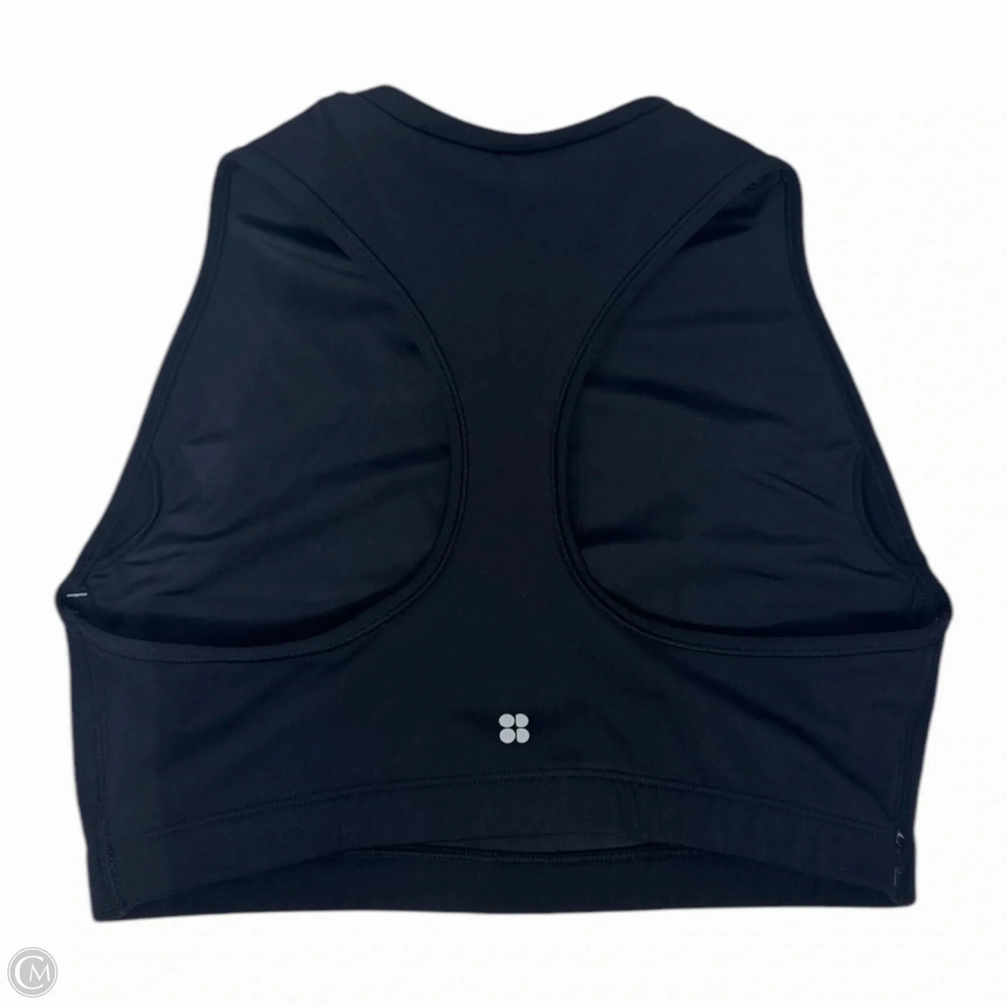 Zip Athletic Bra  By Sweaty Betty In Black, Size: M